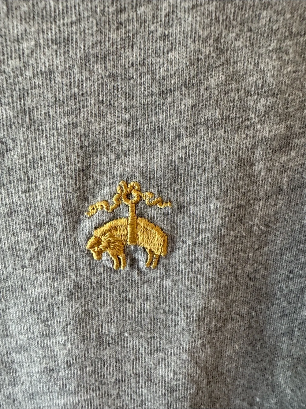 Brooks Brothers Golden Fleece Gray Cotton T-Shirt - Men’s Size M (175/100B)